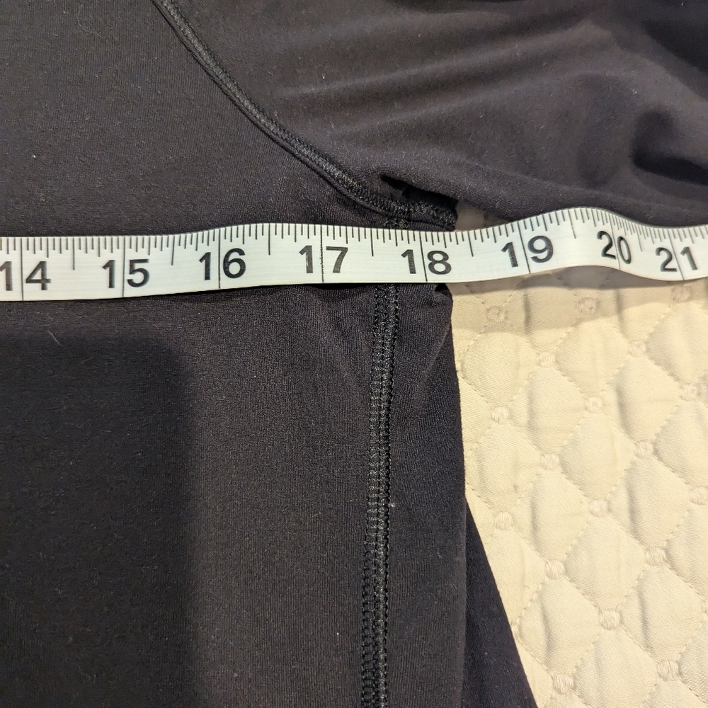 LULULEMON Making Moves Long Sleeve Top Pleated Back Panel Black Large - Picture 8 of 9